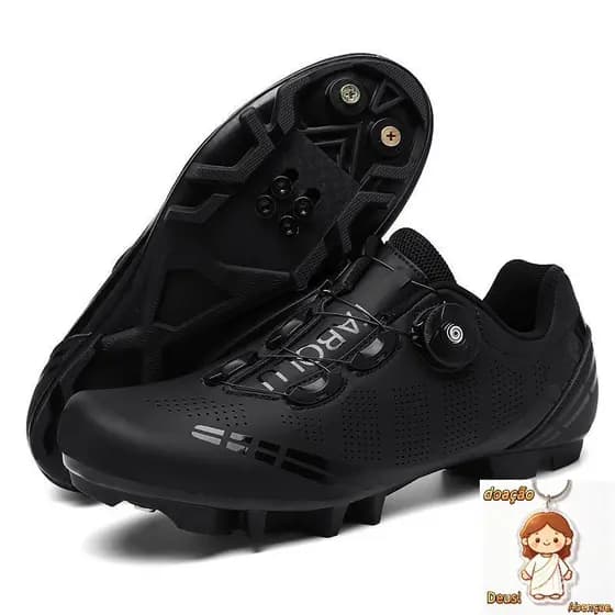 Sapatos de Ciclismo MTB para Montanha e Estrada com Baixa Velocidade e Cleat SPD