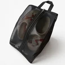 Viagem portátil TPU malha à prova dwaterproof água sapato saco de armazenamento de sapato de golfe à prova de poeira esp