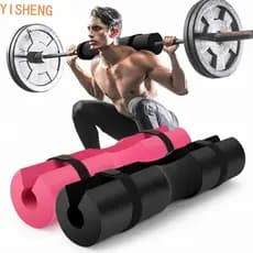 YISHENG Espuma Almofadada Capa Almofada Levantamento De Peso Fitness Puxar Para Cima Barra Hip Push Ombro Protetor Supor