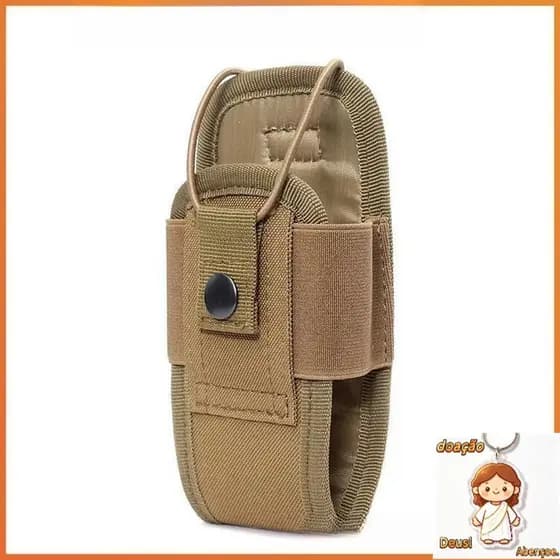 Phideon Bolsa Para Walkie Talkie De Rádio Bolso Portátil Suporte De Cintura 1000D , Coldre De Interfone Resistente Ao