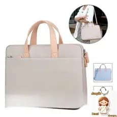 Bolsa de laptop impermeável 13 14 de 15,6 polegadas bolsa de ombro único feminino