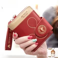 Bolsa de Mão/Carteira Feminina  Zíper Porta Moedas e Porta Cartões