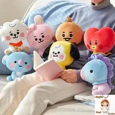 BTS Kpop BT21 BT21 Boneca De Pelúcia Sentada Linda Qualidade De Garantia De Presente