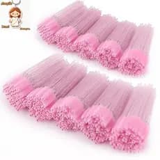 Kit Escovinhas Com Glitter Extensão De Cilios Sobrancelha Micropigmentação ATACADO