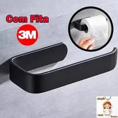 Suporte De Rolo De Papel Higiênico Acessórios Banheiro 3M Cola