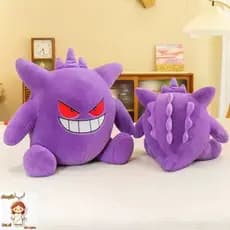 Pelúcia Gengar Pokémon 43cm - Boneco de Pelúcia Fofo e Assustador