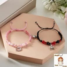 Pulseiras Combinando Hello Kitty e Homem-Aranha para Casais e Melhores Amigos, Presentes de Joias para Mulheres e Adoles