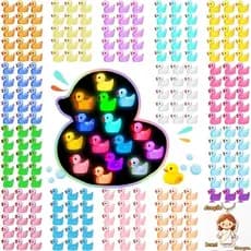 10 ~ 100 Mini Patos de Resina Brilhantes Patinhos que Brilham no Escuro Adequados para Decorações de Jardim Micro Paisag