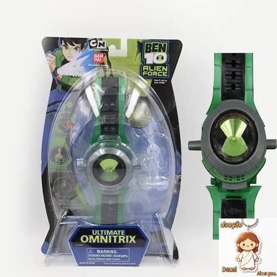 Relógio Ben 10 Ultimate Omnitrix Estilo Projetor Brinquedo Relógio Presente Infantil BEN10