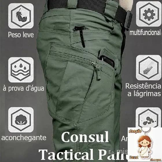 Novas Calças Táticas Masculinas Ix7 com Múltiplos Bolsos para Treinamento