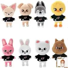 Skzoo Plush Toys KPOP Stray Kids Estrela Cartoon Animal Stuffed Doll Brinquedo De Pelúcia Boneca Presentes Infantis