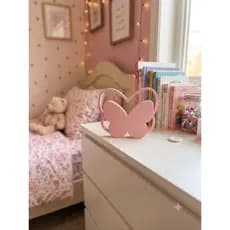 Borboletas Decorativas 3D - Kit 2 Unidades Impressão 3D Quarto Feminino, Decoração Menina