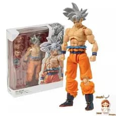 SHF Dragon Ball Z Boneco Goku Instinto Premium 15cm Articulados Com Acessorios Anime Action Figure