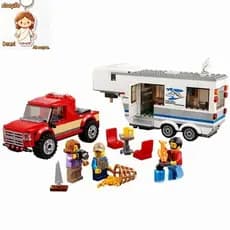 Compatível lego city Friends Girls Parent Child Camping RV Blocos Construção Brinquedos Para Crianças tijolo