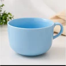 Sopeira de Porcelana 450 ml com Alça – Tigela para Sopa, Caldos e Cremes
