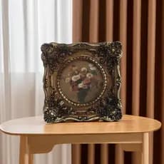 Moldura decorativa para fotos, decoração de mesa, sala de estar francesa, quarto, cabeceira, pintura dedicada, moldura d