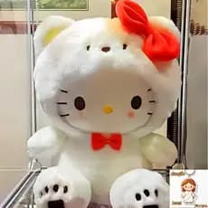 Boneca Hello Kitty Kuromi Cinnamoroll Melody Brinquedos de Pelúcia Pochacco Decoração de Casa Bonecas de Pelúcia