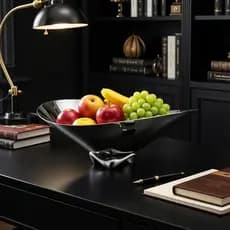 304 luz de luxo nórdico placa frutas enciclopédia ins estilo aço inoxidável tamanho grande frutas bolso decoração presen