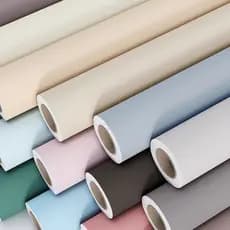 Papel de parede autoadesivo de parede em estoque pronto, cor sólida, Macaron, adesivo de parede, adesivo de parede feio