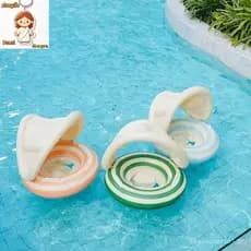 Boia infantil para bebês de 6 a 36 meses. COM 50UV. Praia, piscina. Boia inflável. Proteção solar. Brinquedo de água.