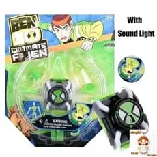 Relógio Infantil Ben 10 Omnitrix com Projetor 3D, Relógio Estilo de RPG Ben10, Presente de Aniversário Infantil