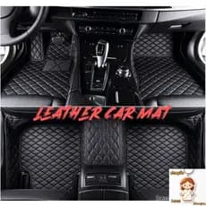 Conjunto de 5 tapetes de luxo à prova d'água, protetor universal para carro com forro Bor