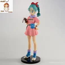16cm Anime Dragon Ball Z Figura Buruma Saia Curta Beleza Bulma Radar PVC Figuras De Ação Modelo Decoração Desktop Boneca