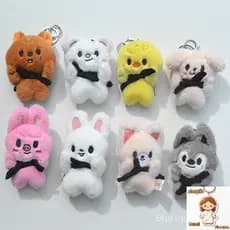 10cm Crianças Perdidas Skzoo Brinquedo De Pelúcia Bonito Chaveiro Bang Chan LeeKnow ChangBin HyunJin JiSung Felix Presen