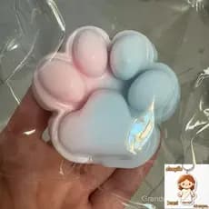 Bonito TPR Gradiente Taba Squishy Cat Paw Squeeze Toys Recuperação Lenta Alívio Do Estresse Brinquedo Deion