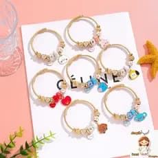 Pulseiras De Contas BT21 De Desenho Animado De Aço Inoxidável Para Homens E Mulheres Personalidade TATA RJ Joias Charmos