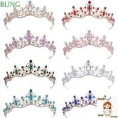 Tiara De Cristal BLING , Coroa De Princesa Rainha Vintage Barroca , Acessórios Para Cabelo , Joias De Baile De Strass