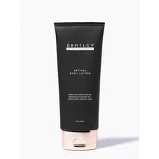 Loção Corporal com Retinol DRMTLGY 6 onças, contém manteiga de karité e ceramidas, possui propriedades hidratantes.