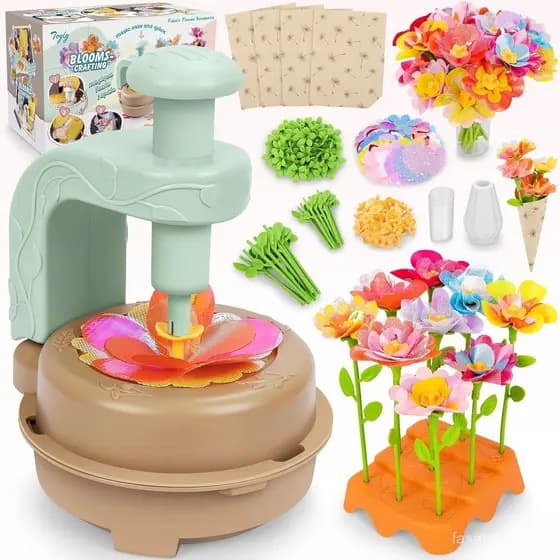 Brinquedos de Buquês de Flores de Tecido, Brinquedos de Artesanato DIY para Crianças - Brinquedo de Buquê de Flores, Mon