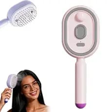 Escova de ar 5 em 1, escova de massagem com almofada de ar elétrica, escova antiestática para massagem do couro cabeludo