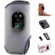 Versão atualizada de 2025 do massageador de pés três em um, com bateria de longa duração, porta de carregamento USB, 3 m
