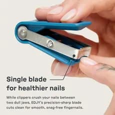 Cortador de Unhas EDJYFingernailCutter - Cortador de Unhas de Aço Inoxidável de Precisão para Unhas | Lâmina Afiada, Des