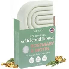 Bálsamo Condicionador para Cabelo Kitsch, contendo alecrim e biotina, pode aumentar o volume e a densidade do cabelo - C