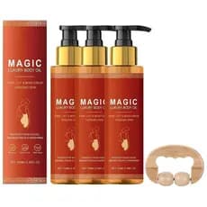 Magic Body Oil reduz linhas finas, melhora a elasticidade, é rapidamente absorvido e possui uma fórmula firmadora e ilum