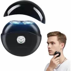 Barbeador elétrico portátil multifuncional, mini barbeador facial, barbeador elétrico de lâminas para homens, barbeador