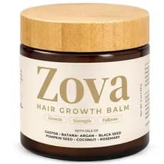 Bálsamo para Crescimento Capilar Zova – Mistura de Óleos de Batana, Rícino, Argan e Alecrim para Cabelos Mais Grossos e