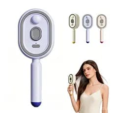 Escova de cabelo elétrica com almofada de ar, escova de massagem elétrica com almofada de ar, escova de cabelo autolimpa