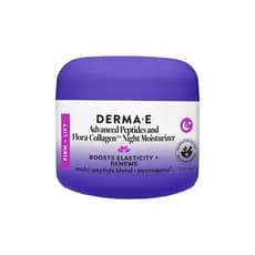 Derma-E Hidratante Noturno Avançado com Peptídeos e Colágeno Vegetal UniMoisturizer 2 onças RBVH