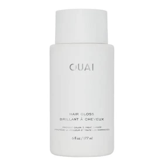 OUAIHairGloss-In-ShowerShinyHairTreatment&GlazewithFrizzControl-ProtetorTérmicoInfundidoComÁcidoHialurônico,ÁguaDeArroz&