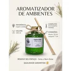 difusor aromatizador de ambiente capim limão 250 ml ambientes