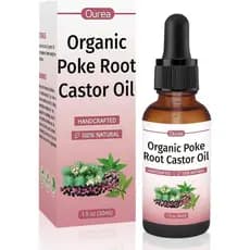 Óleo Natural para Massagem Linfática (Óleo de Cipreste e Óleo de Rícino) – 1 fl oz (30 ml), alivia cistos, abscessos, et