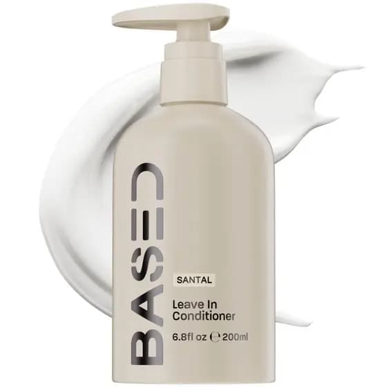 BASED Condicionador Sem Enxágue, Controle Instantâneo de Frizz, Hidrata e Nutre o Cabelo, Condicionador Premium Sem Enxá
