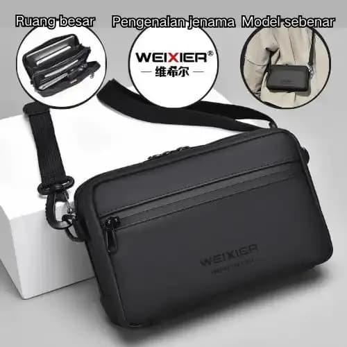 Bolsa transversal de nylon para homens, grande capacidade, estilo simples, bolsa de ombro, escolha ideal para presente.