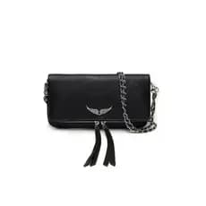 Bolsa Transversal Feminina Elegante com Design Texturizado, Bolsa Quadrada com Alça de Corrente, Moderna e Versátil, de