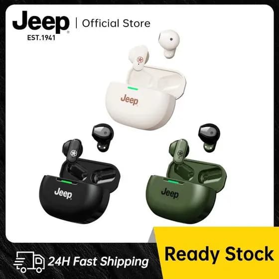 Fones de Ouvido Bluetooth, Jeep JP EW011 TWS, Fones de Ouvido Sem Fio, Fones de Ouvido Práticos, Bluetooth 5.3, Fones de