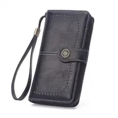 [NOVA ATUALIZAÇÃO] Bolsa Feminina Colorida de Couro PU, Organizador de Cartões de Couro, Acessórios de Bolsa, Carteiras
